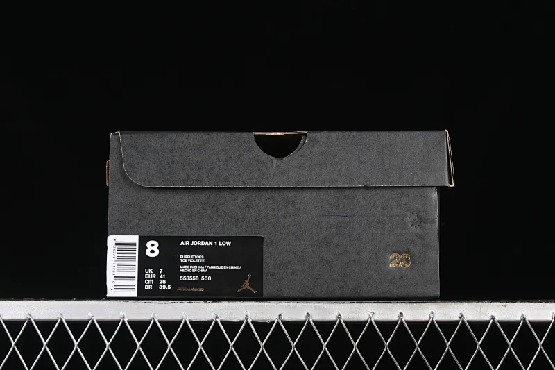 All categories Air Jordan Jordan series basketball shoes Air Jordan 1 Low Air Jordan 1 Low AJ1 Joe 1 grape purple low-top basketball shoes 553558-500